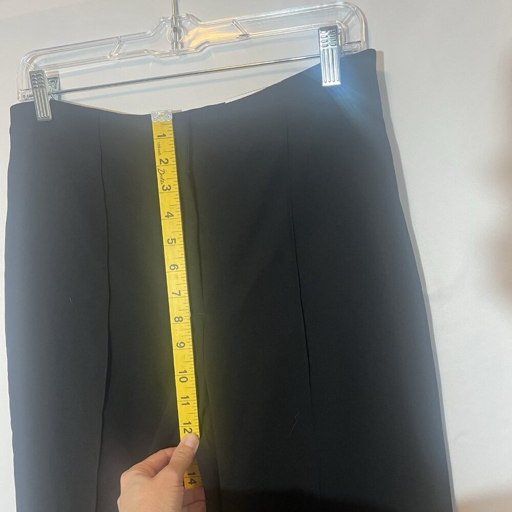 Express Women's Size 6 Wide Leg Dress Pants Black High Rise Zipper New - Picture 7 of 13